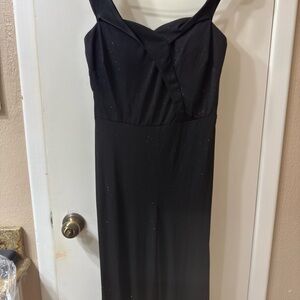Crystal Doll Strapless Black Dress